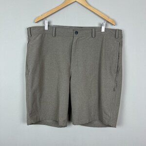 Mack Weldon Shorts Mens 2XL Beige Radius Flex Pockets Performance Stretch‎ Golf